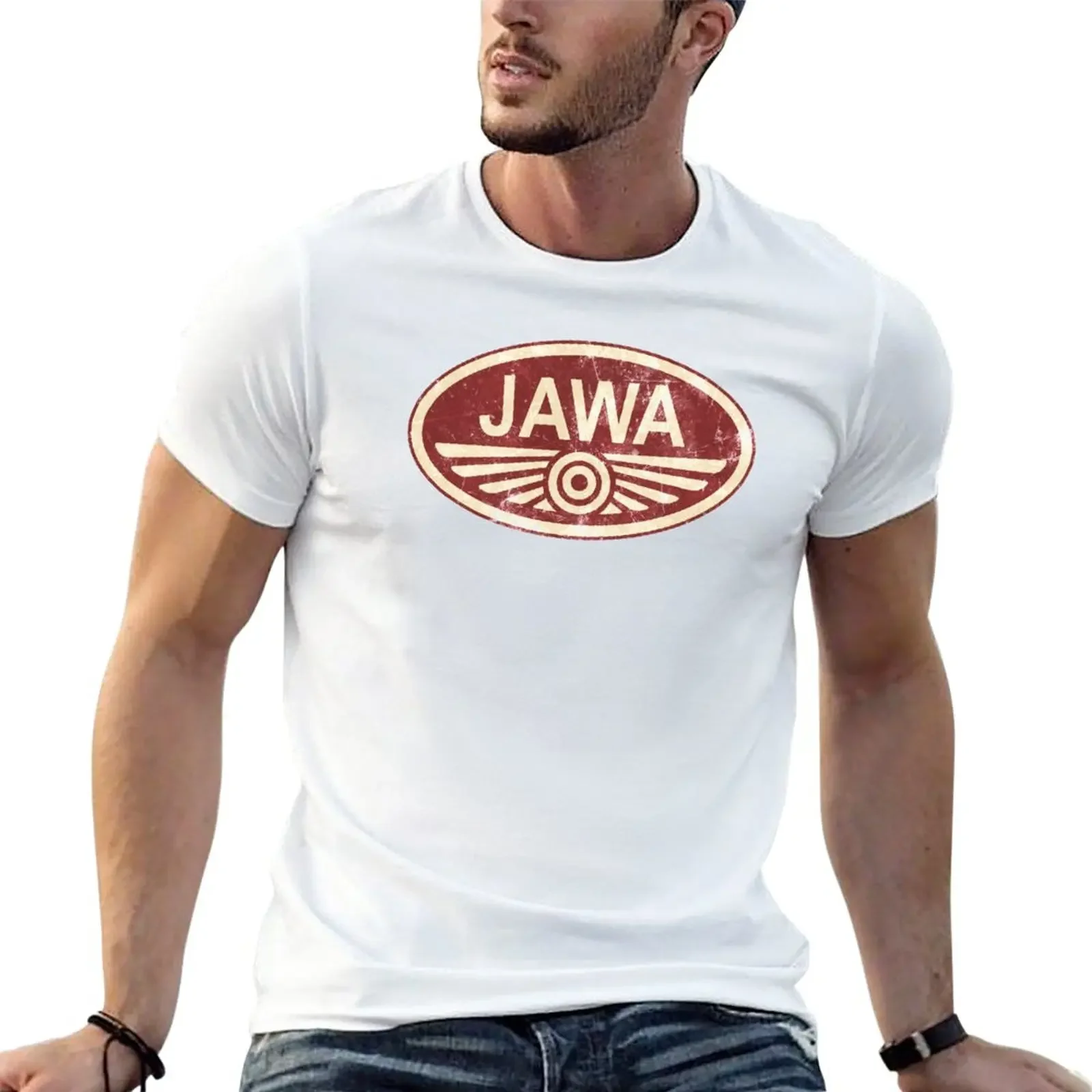 New Jawa Motorcycle Retro T-Shirt for a boy shirts graphic tees mens t shirt mens designer clothes new in tops & tees harajuku