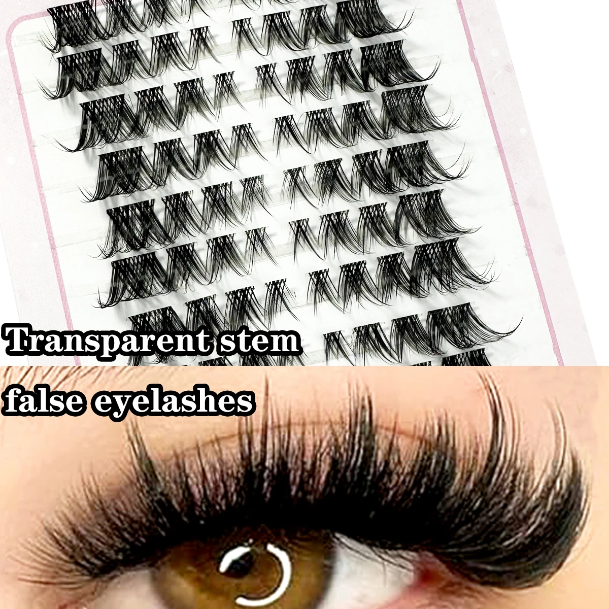 

False Eyelashes Individual Lash Clusters Fox Manga Fluffy Soft Natural Anime Lashes Extension Supplies Beauty Makeup Product Kit