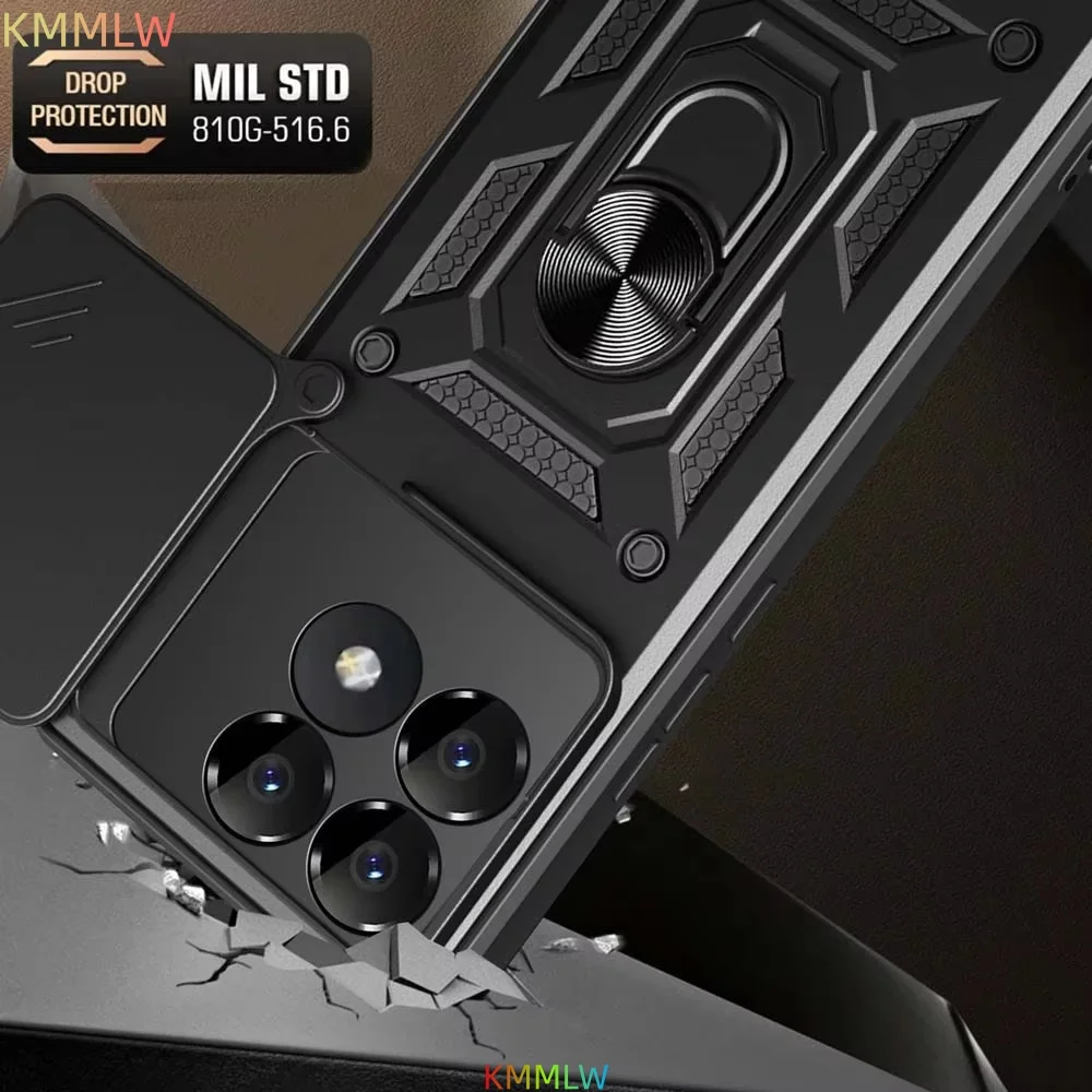 Shockproof Armor Case For Xiaomi Mi Poco F6 5G Car Holder Phone Cover For Mi Poco F6 Pro 5G Camera Lens Protection Fundas - view 6