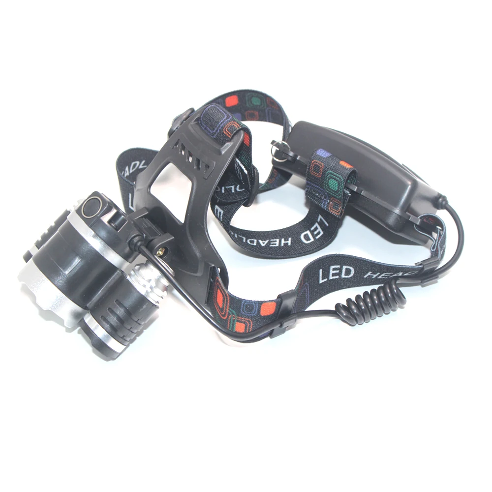 

Green/Red/UV395nm+White T6 LED Headlamp 4-Mode Headlight 18650 Battery Torch Waterproof Fishing Light Camping Hunting Flashlight