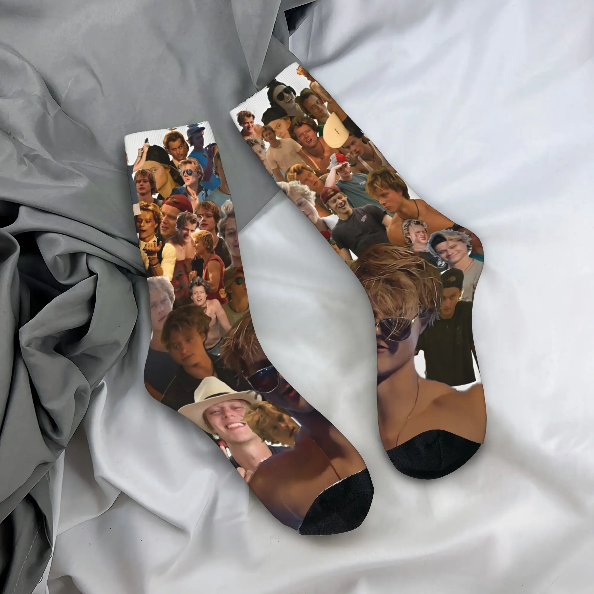 

JJ Maybank чулки Rudy Pankow дизайн модные носки осенние нескользящие носки мужские велосипедные мягкие носки