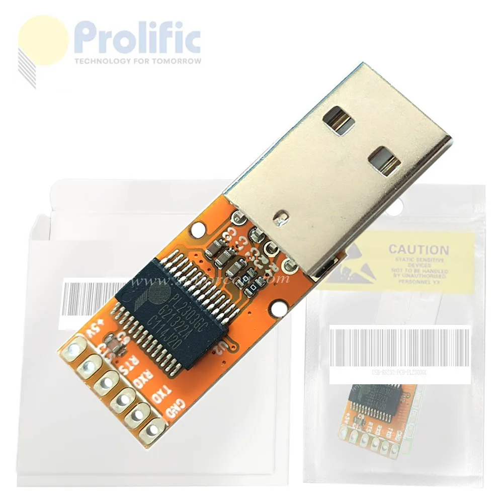 PL2303 USB RS232 Converter USB-RS232-PCB-PL2303GC-ZT232 Serial Adapter Board