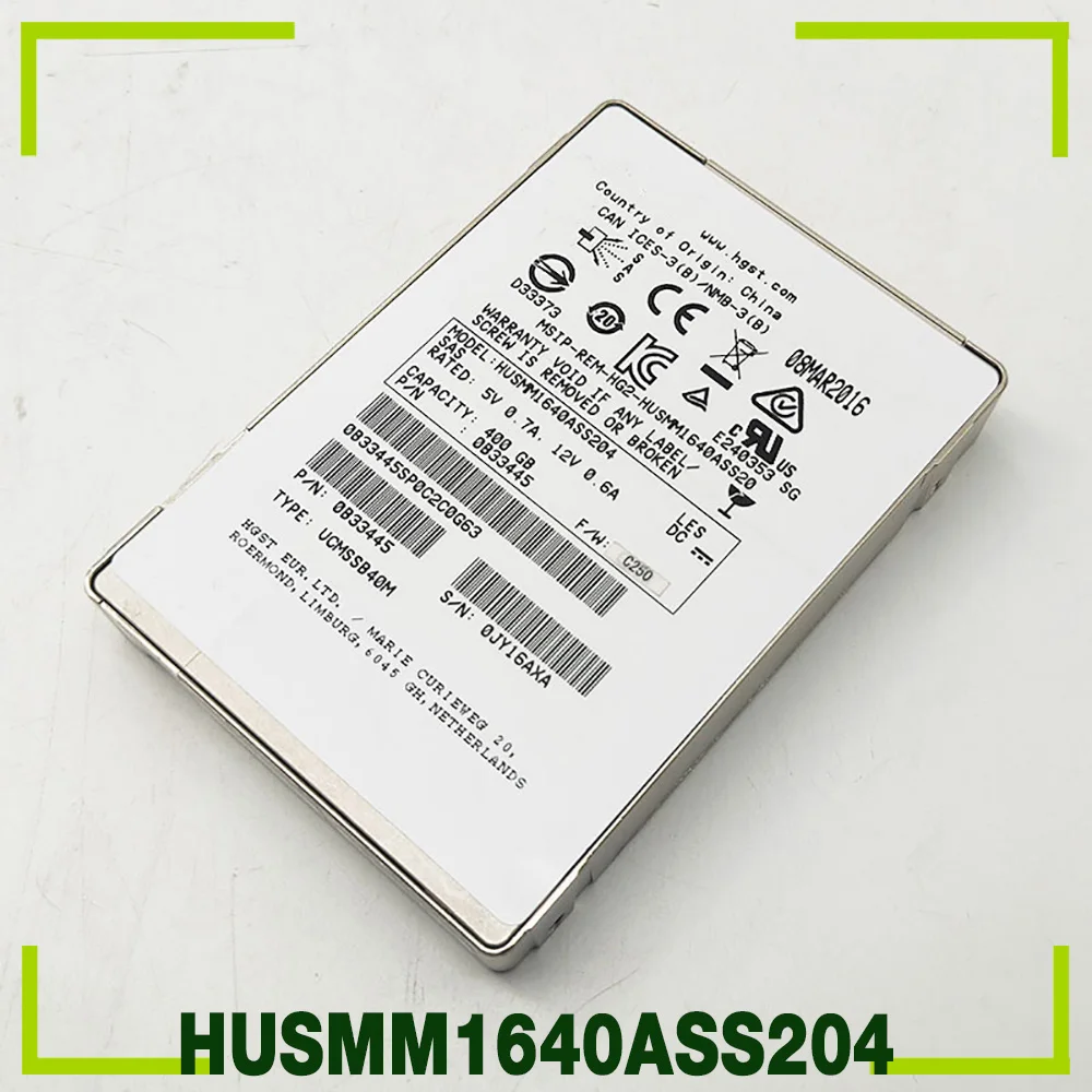 

400 ГБ для HAWEI 02350GJC 12 Гбит/с 2,5 дюйма SAS SSD серверный твердотельный диск HUSMM1640ASS204