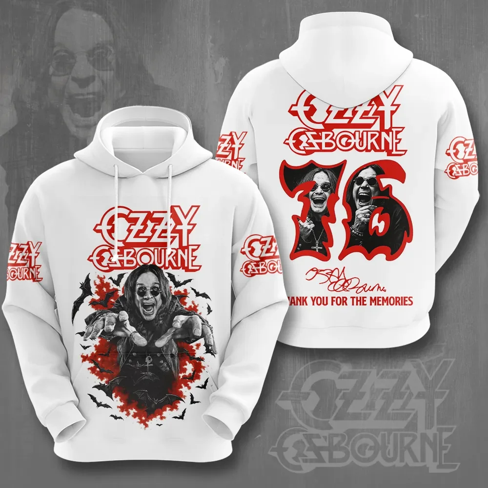 

Новая толстовка с капюшоном в стиле рок Оззи Осборн с 3d принтом для мужчин и женщин, модная толстовка с капюшоном для тур, толстовка в стиле рэп, женское пальто Y2K