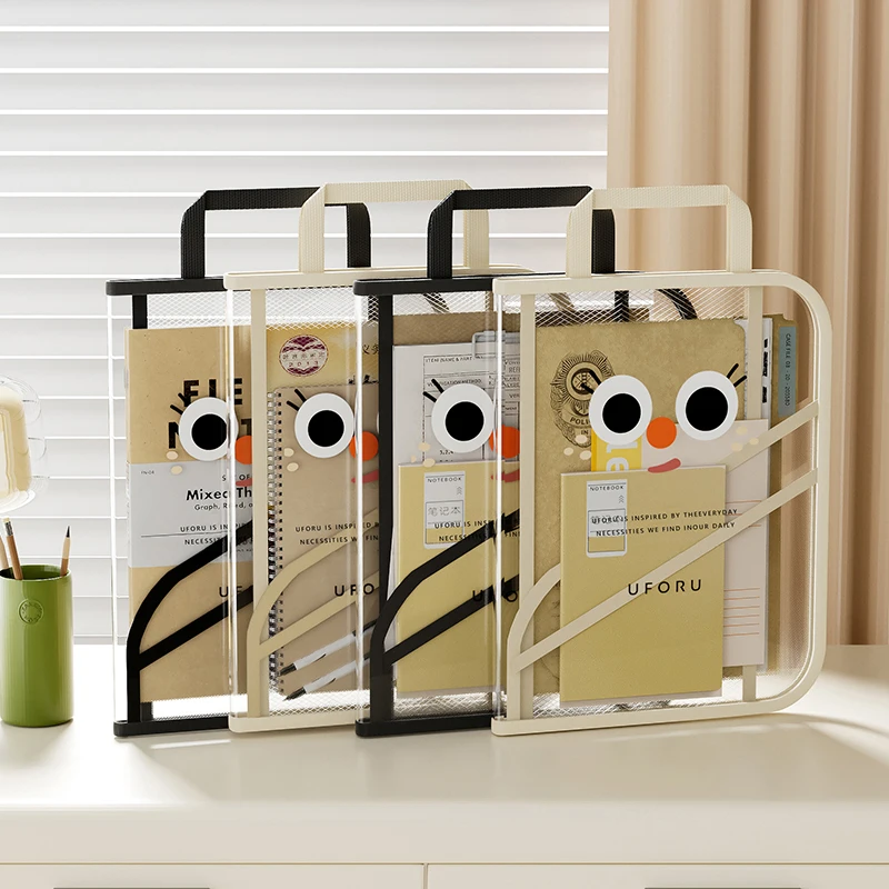 

Exam Paper & Book Storage Bag Student Large Capacity Foldable Tote Transparent Dustproof Waterproof Easy-Carry Document Bag