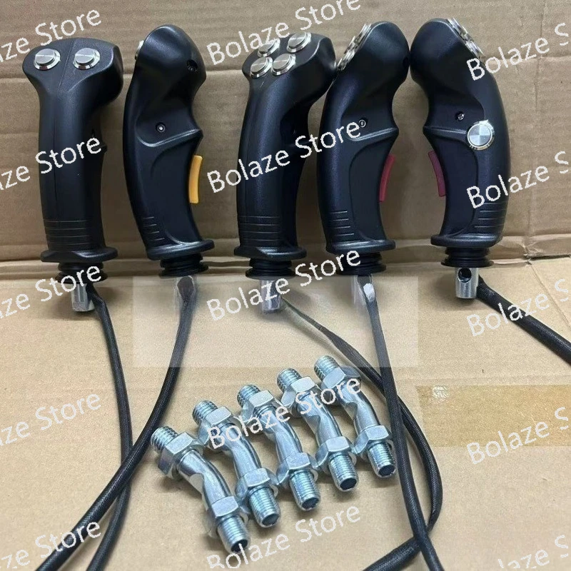 

Многофункциональная электрическая рукоятка управления с несколькими кнопками для модификации сельскохозяйственной техники: лесозаготовительных машин, экскаваторов, кранов, погрузчиков, жаток