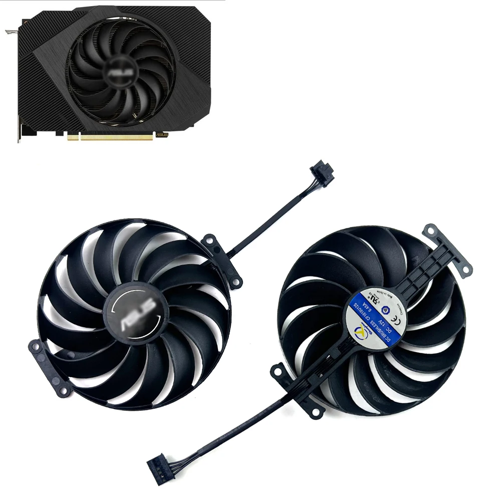 

NEW Cooling 95MM CF1010U12S FDC10U12D9-C DC12V 6Pin Graphics fan for ASUS Phoenix Radeon RX 6400 4GB GDDR6 video card fans