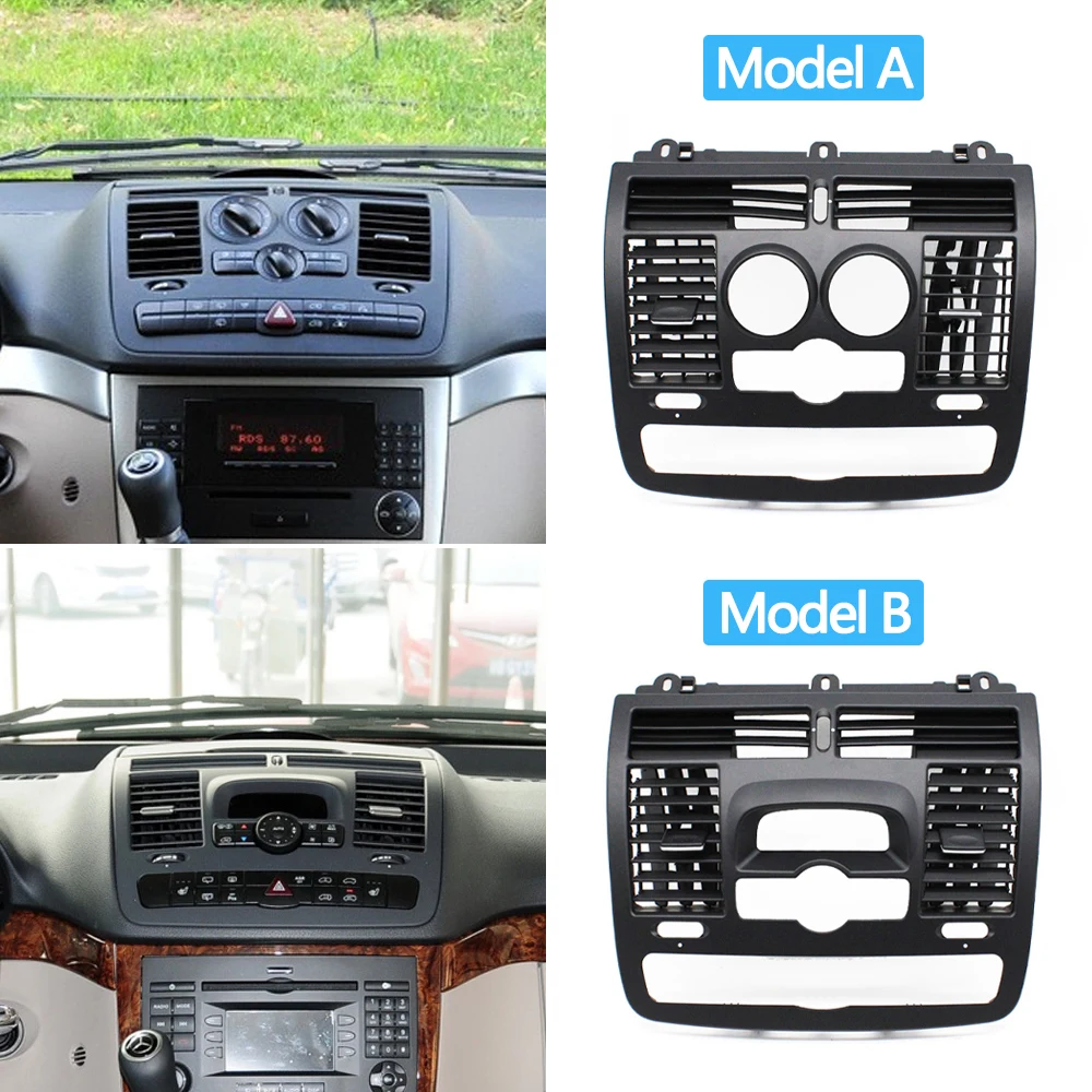 Car AC Vent Grille Left Right Central Air Vent Outlet Cover Panel For Mercedes Benz Vito Viano W636 W639 2004-2015