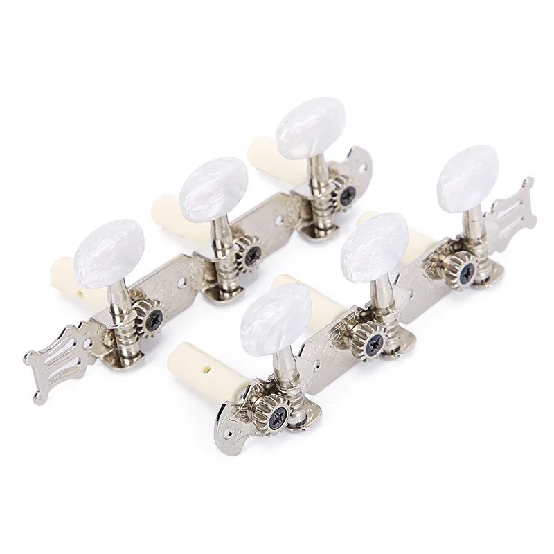 2Pcs/Set Classical Guitar Tuning Pegs Machine Head Tuners Keys 3L 3R Professional Metal Guitar Knob Parts