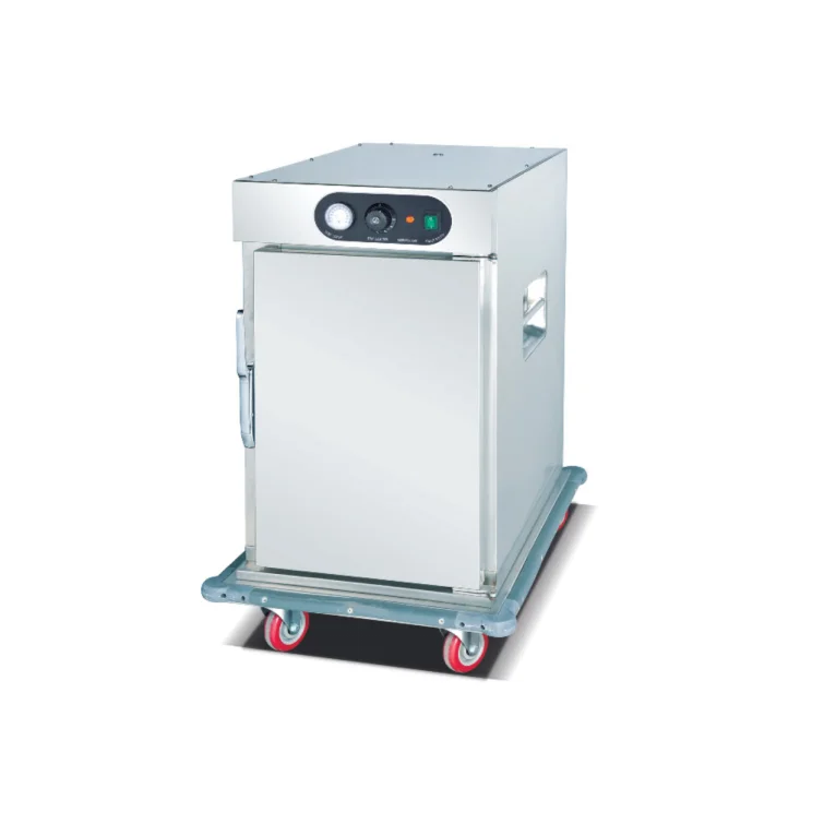 Top Hotel Restaurant Mobile Food Warmer Carts Heated Holding Cabinet Trolley Mobile Food Warmer Banquet Cart Table - view 2