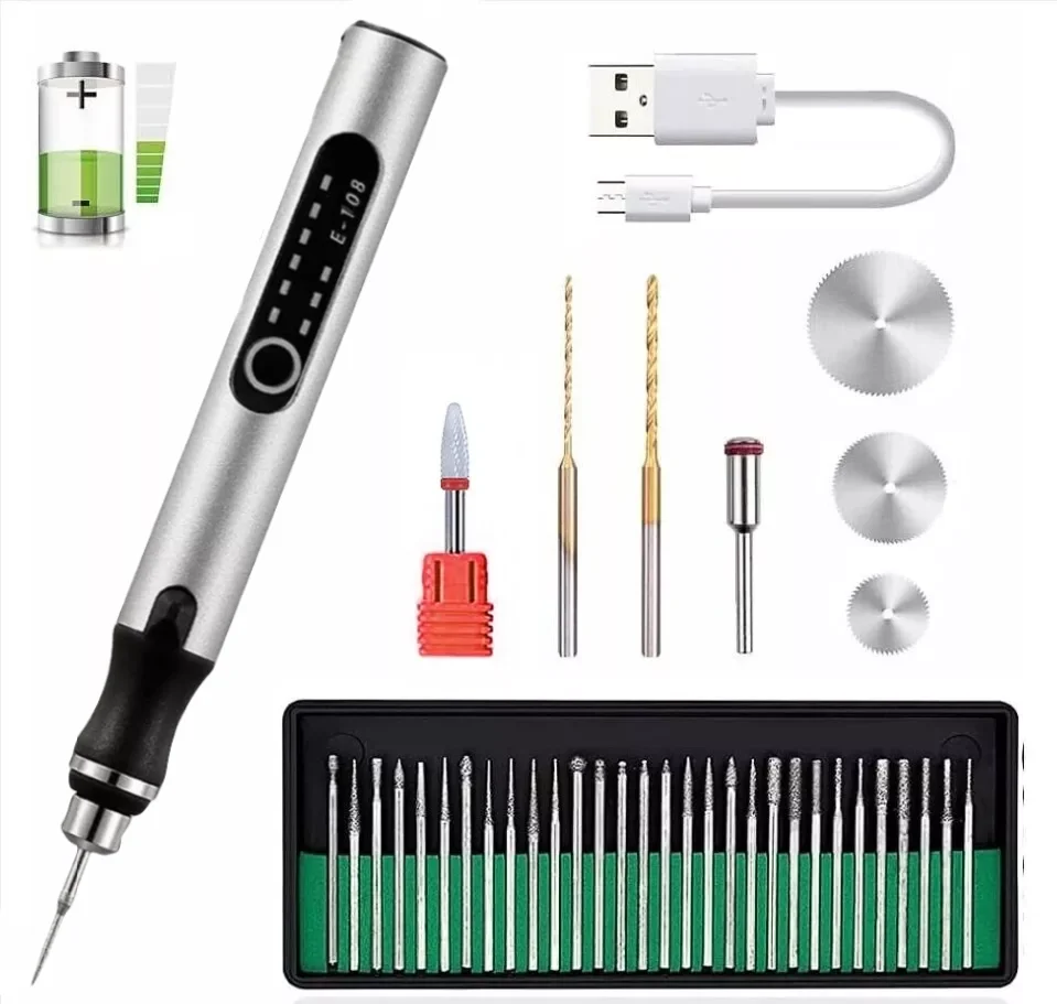 

Умная электрическая заточка, перезаряжаемый гравер, сверлильный станок для ювелирных изделий, стекла, деревообработки, мини-шлифовальный станок, аксессуары для электроинструментов