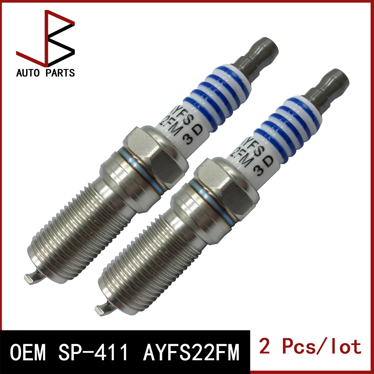 Novo 2 peças/lote vela de ignição oem SP-411 ayfs22fm sp411 sp 411 sp478 sp519 para cadillac srx 2009-2016 chevrolet camaro 2009-2015