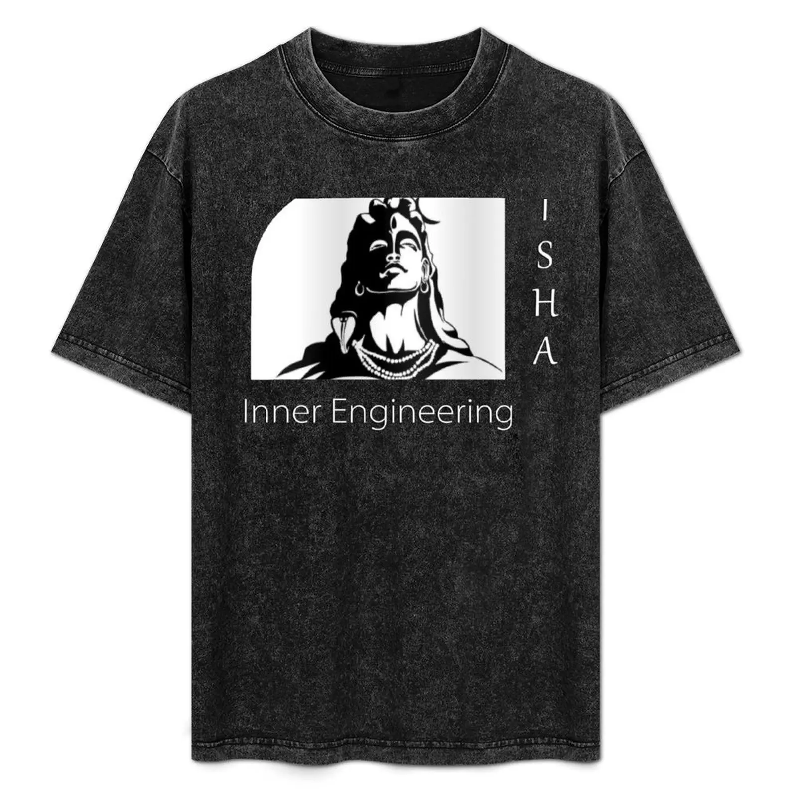 

Isha - Inner Engineering T-Shirt Work Comfort T-Shirt for Men