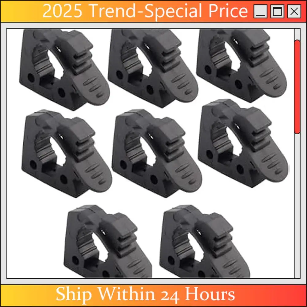 

The New 8Pcs Shovel Mount Set For Roof Rack, Shovel Brackets Wall Mount Clamp For Roof Rack For 1-1/7 To 1-3/7Inch Diameter Tool