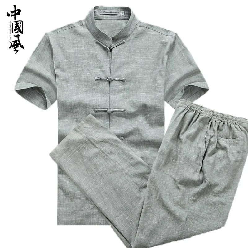 

Traditional Chinese for Men Chinese Dragon Clothing Tang Suit Pants Tops Traditional Mens Kungfu Clothing Kung Fu Clothes Men