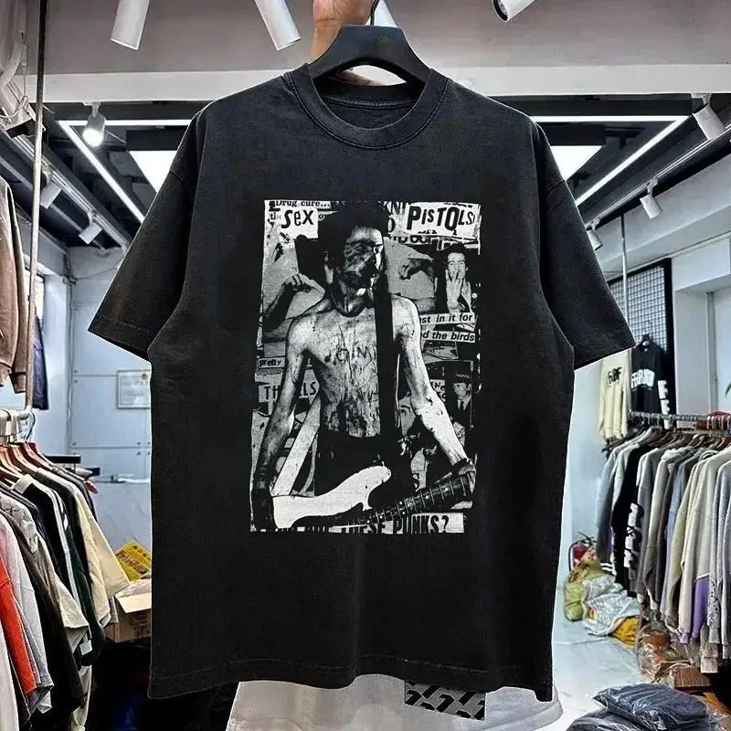Sid Vicious Singer Sex Pistols Band Rare Charcoal T Shirt Vtg S 5XL WA1920