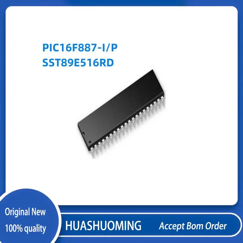 

NEW 10Pcs/Lot PIC16F887 PIC16F887-I/P SST89E516RD SST89E516RD-40-C-PIE DIP40