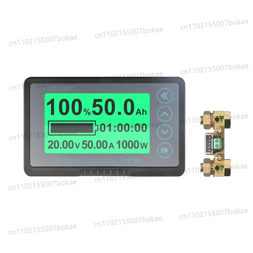 Монитор заряда батареи TF03K TTL232 RS485, вольтметр, амперметр, измеритель мощности 50А 100А 350А 500А, кулонометр для автомобильных, кислотных и литиевых батарей