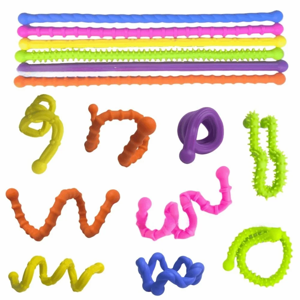 質感のあるリラクゼーションおもちゃ教室での使用旅行活動感覚スティック自閉症に優しい学生の集中力落ち着かせる感覚集中補助