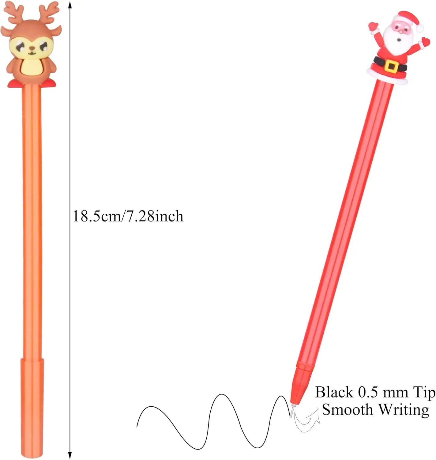 36 Pcs Gel Pens Set Novelty Christmas Tree Rollerball Pens Cute Snowman Writing Tools