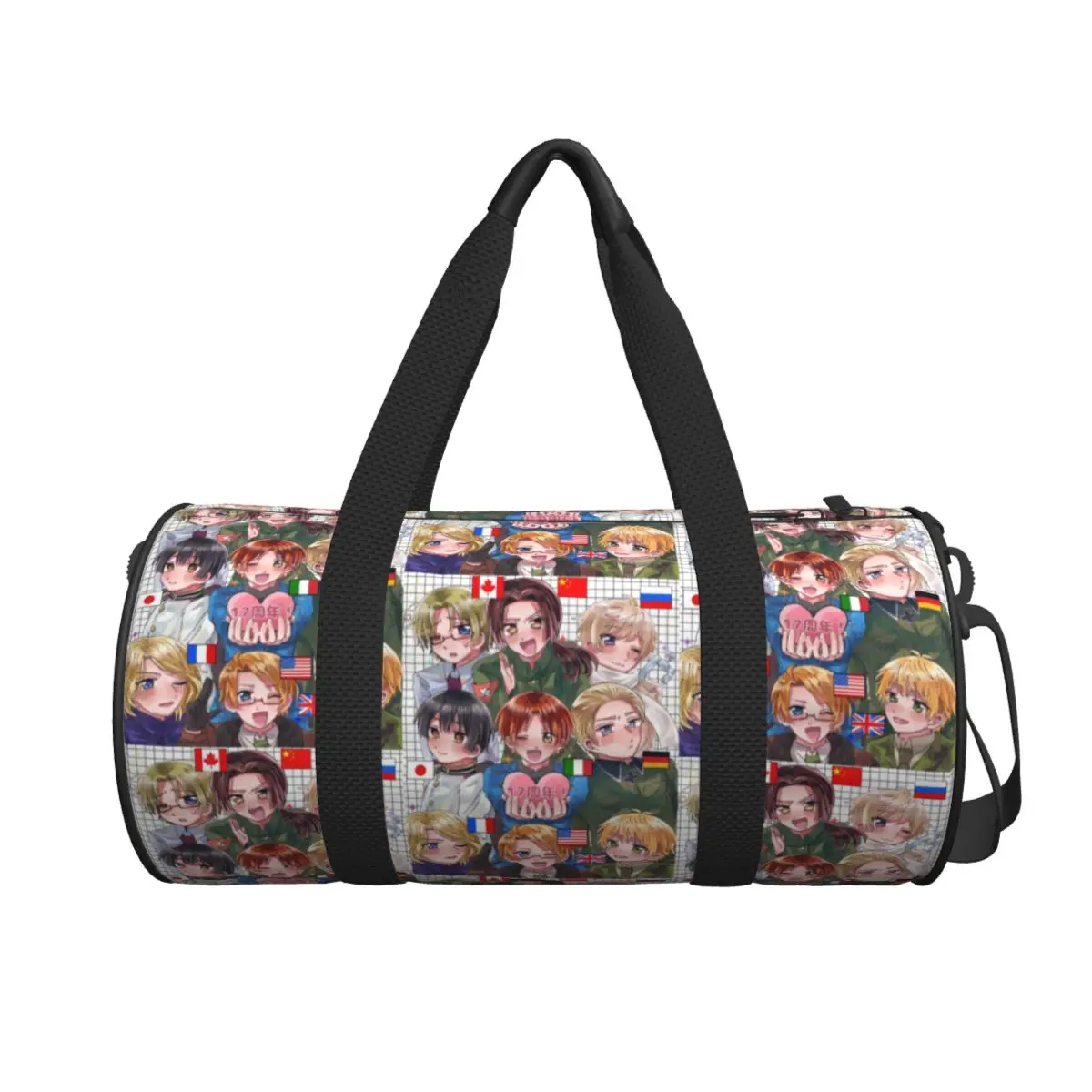 

Большая спортивная сумка Hetalia Group World Stars, водонепроницаемая дорожная сумка Duffle, сумки для фитнеса