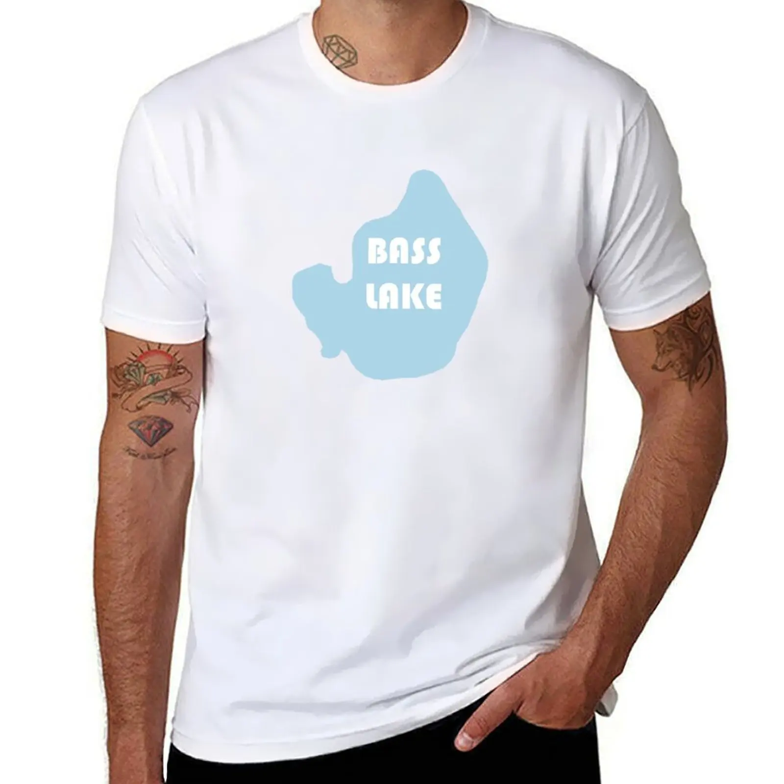 

Bass Lake, Antrim County, Michigan T-Shirt custom shirt luxury designer oversized graphic tee mens tall t shirts