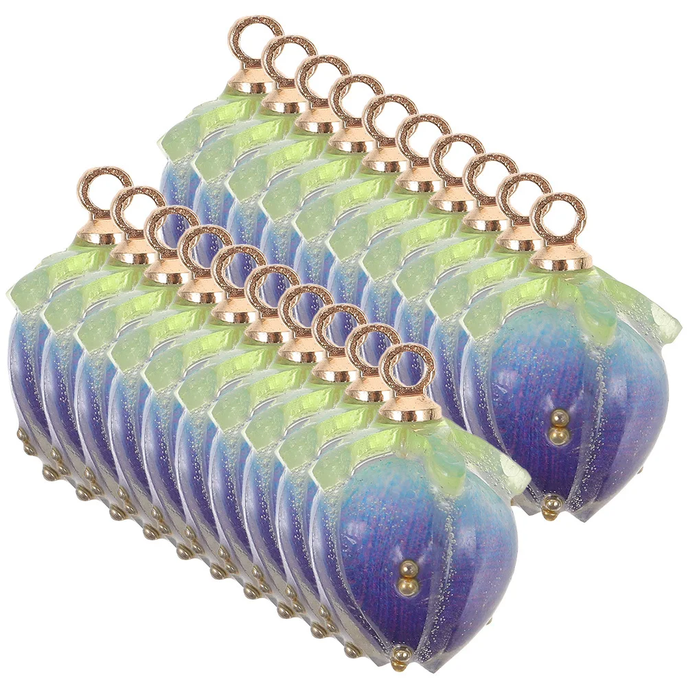 20Pcs Resin Pendant Charms Adorable Practical Decorations for DIY Necklace Bracelet Crafts Handmade Ornaments Accessories