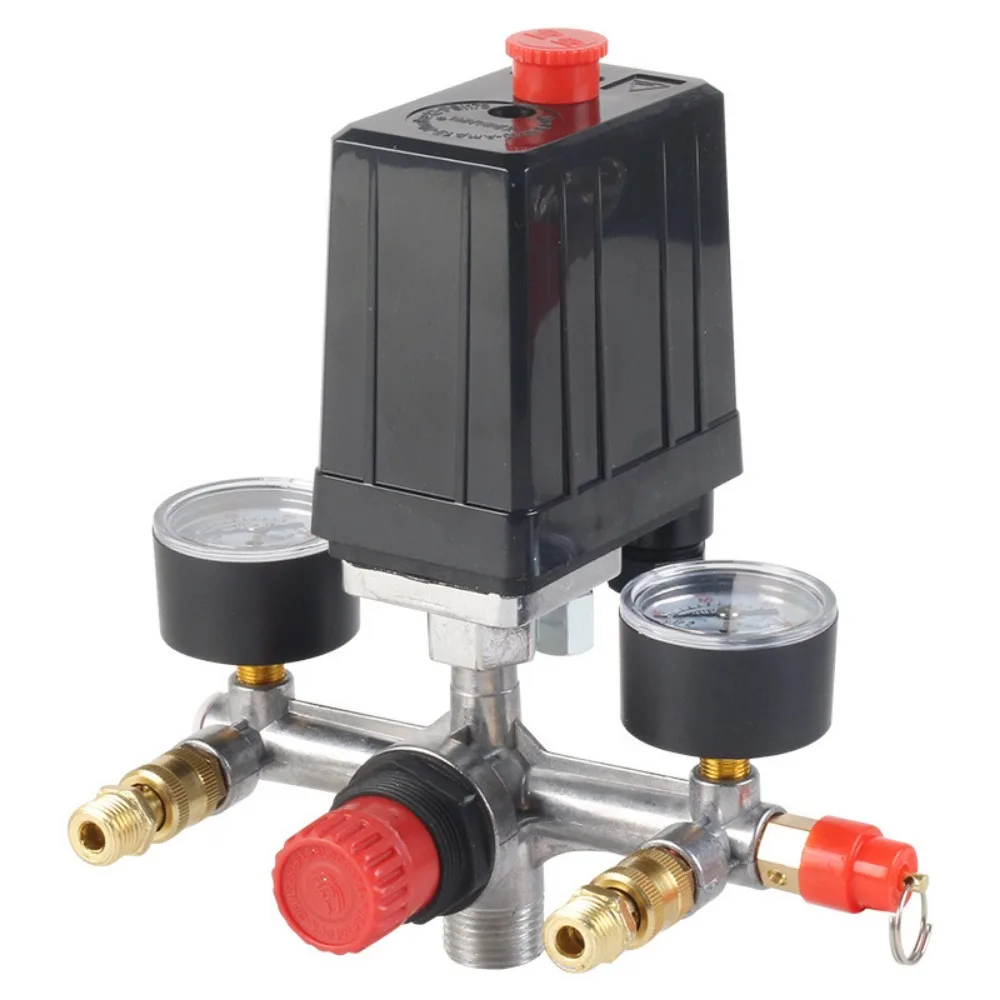 

90-120PSI Air Compressor Pressure Valve Kit Vertical Switch Quick Adjustment Air Compressor Control Switch