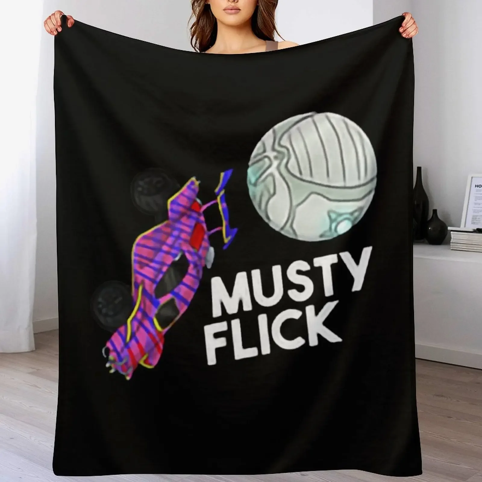 

Musty Flick Red and Purple Car - Best gift idea Throw Blanket Summer Cool Breathable Blanket for Sleeping