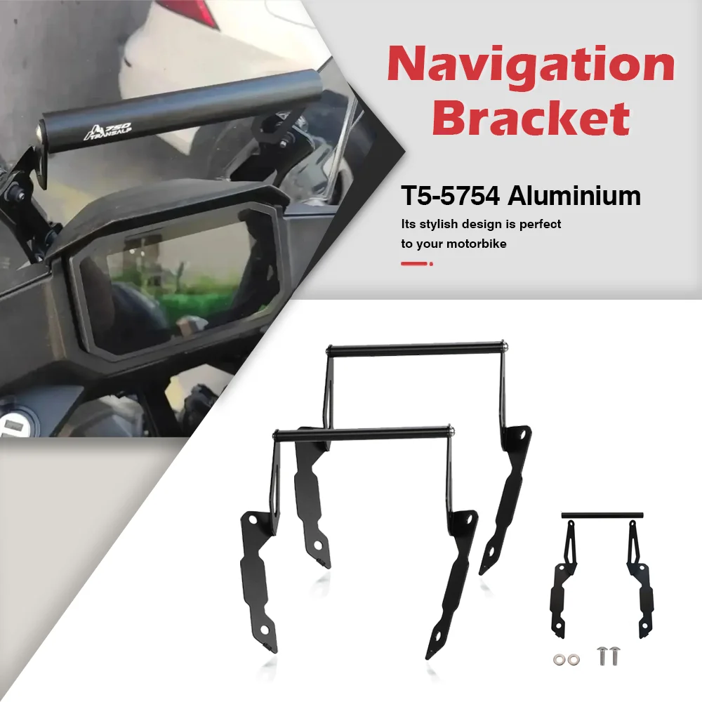 

FOR Honda XL750 TRANSALP 750 2023-2024-2025 Motorcycle GPS Smart Phone Navigation Mount Mounting Bracket Adapter Holder XL-750