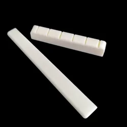 Durable Practical 100% Brand New High Quality Guitar Nut Real Bone White 52mm 6 String Bone Bridge Classical Guitar