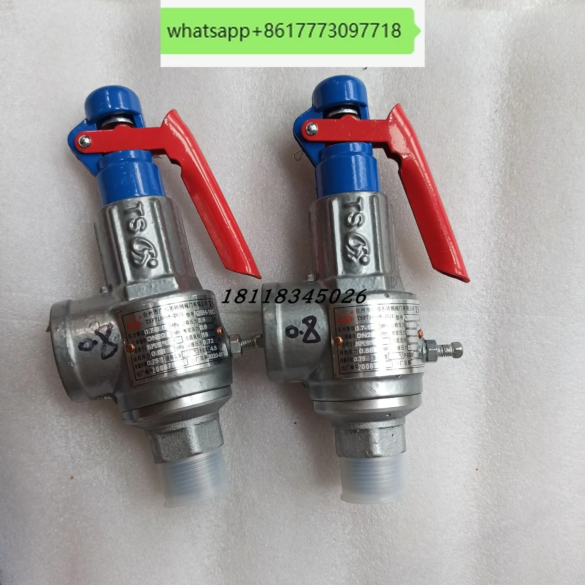 

Guangyi stainless steel safety valve A28H-16C spring type steam cast steel gas storage tank boiler pressure relief valve