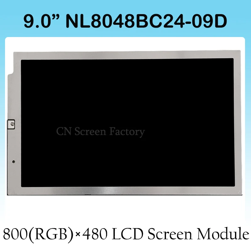 NL8048BC24-09D 9.0 Inch a-Si TFT-LCD Display Panel Screen Panel Original for NEC with 7S3P WLED Backlight System Brand New