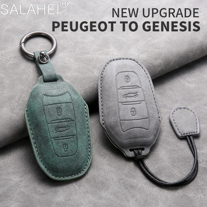Car Remote Key Case Cover Keychain For Peugeot 308 408 508 2008 3008 4008 5008 Citroen C4 C5 C6 C3-XR CACTUS Picasso DS4 DS5 DS6