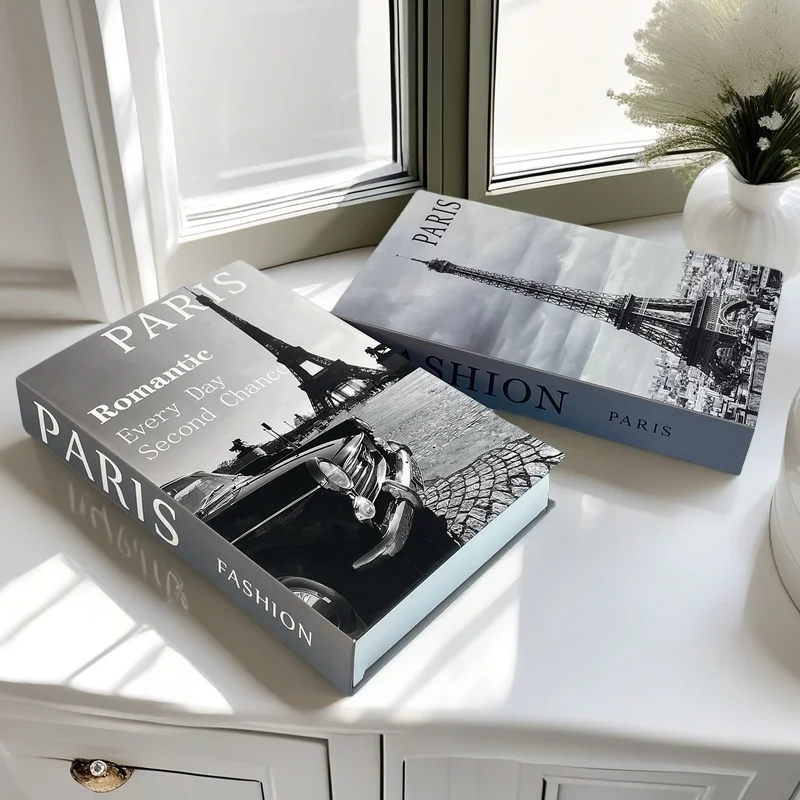 

Luxury Fashion Fake Books Nooks Decorative Matisse Coffee Table Decoration Storage Box Bookshelf Bedroom Aesthetic Home Decor