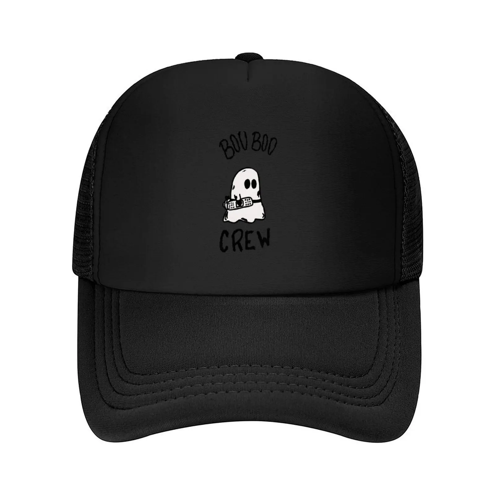 

Boo Boo Crew Baseball Cap birthday black sun hat Trucker Hat Girl Men's