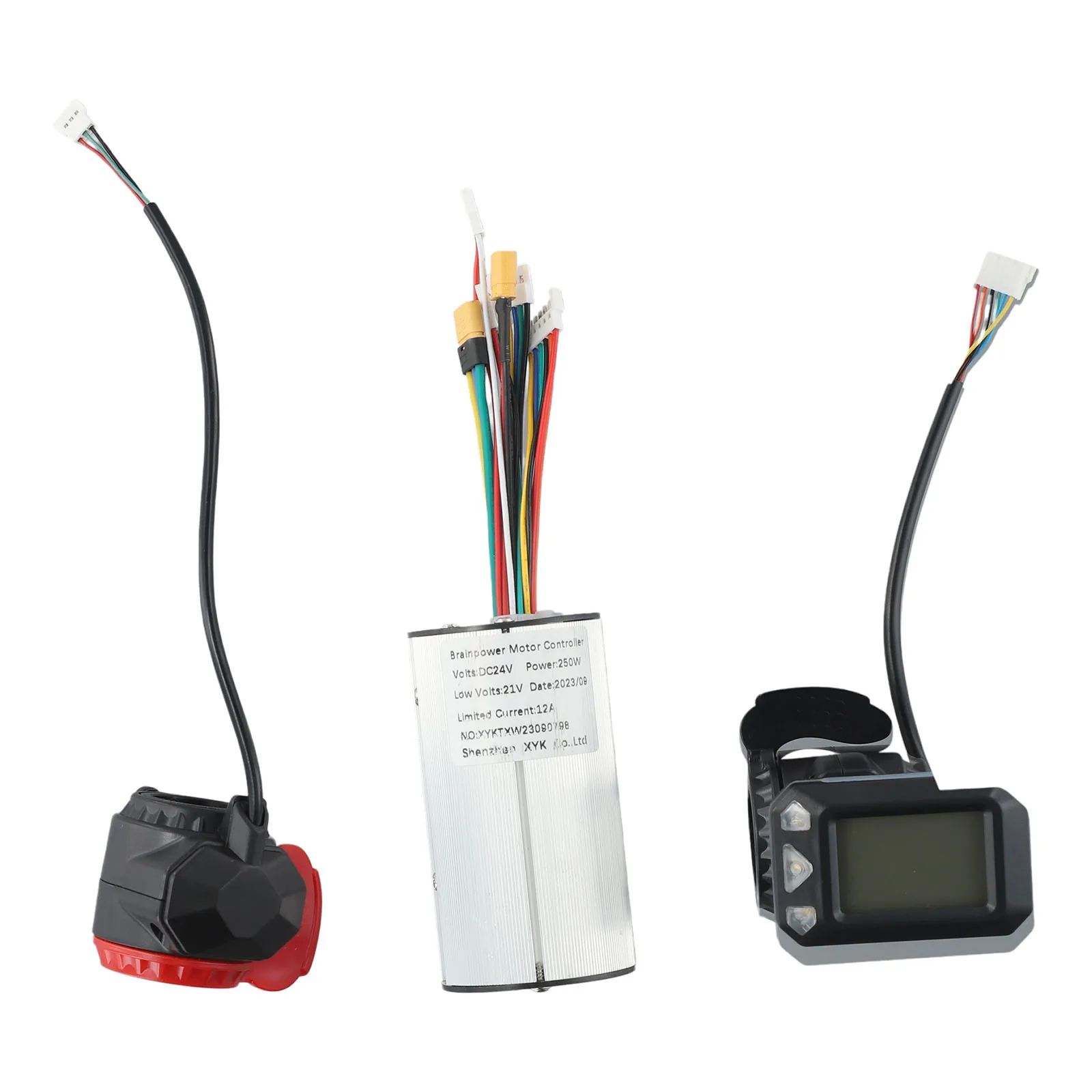 Convenient Electric Scooter Bike Controller with LCD Monitor, Compatible with 24V Rated Voltage, Ideal for Private Land Use