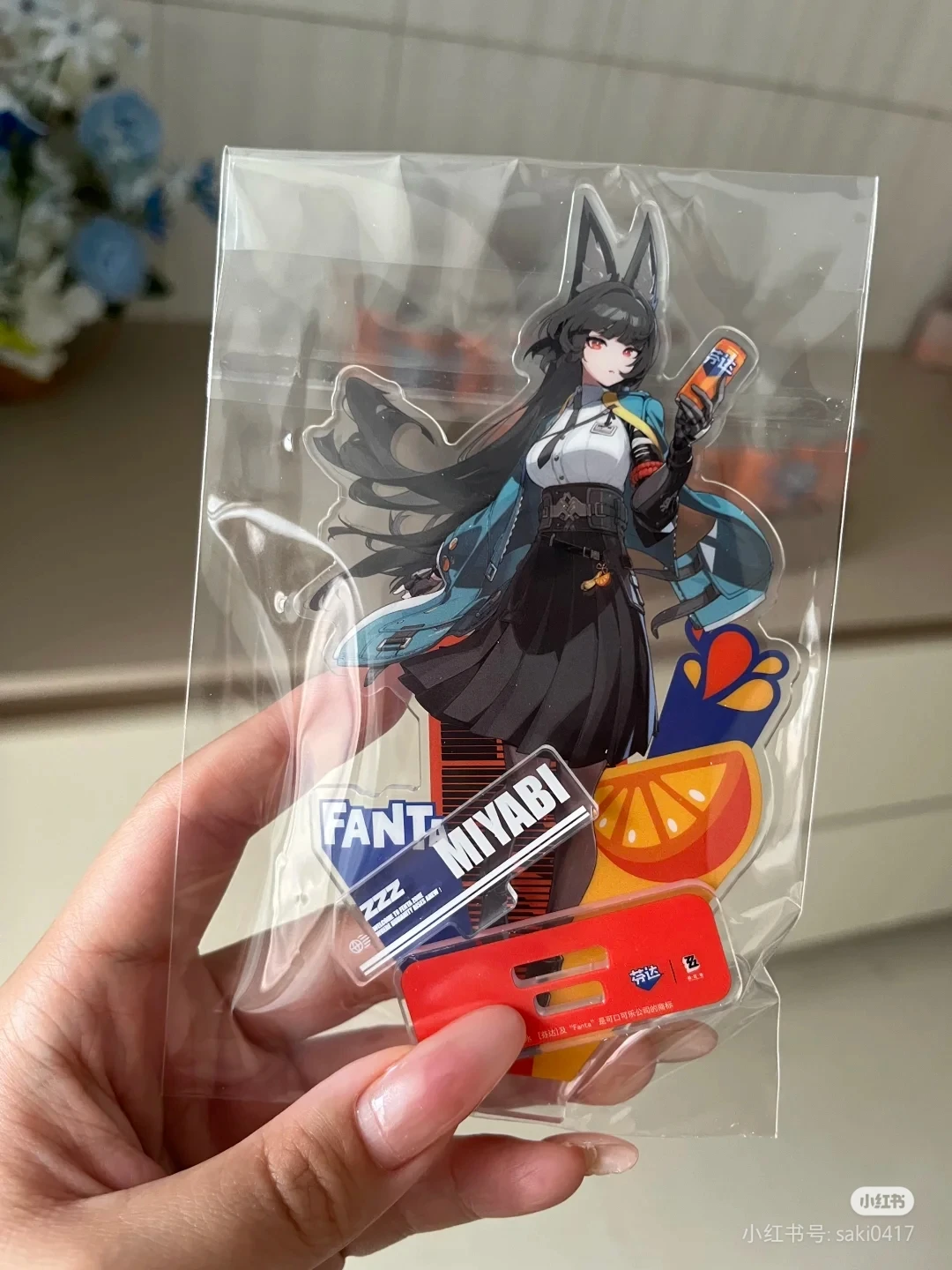 Zenless Zone Zero Fanta การทํางานร่วมกันอย่างเป็นทางการ Tsukishiro Yanagi Asaba Harumasa Hoshimi Miyabi Merchandise Tee Bangboo