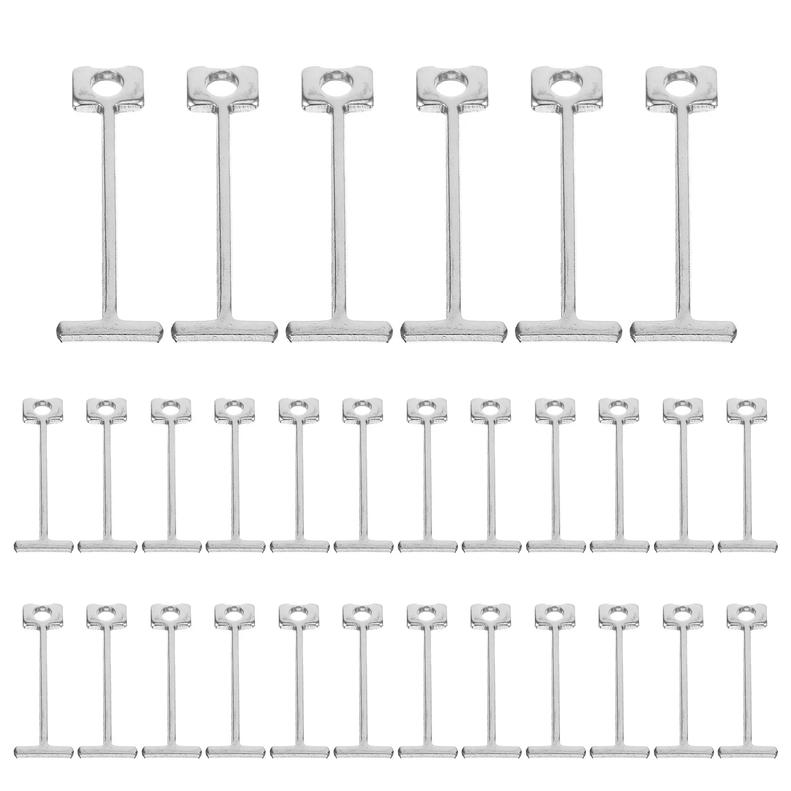 100Pcs Heavy-Duty Metal Tile Leveler Pins Needles for Ceramic Porcelain Tiles Leveling Spacers Floor Wall Tile Spacing Tools