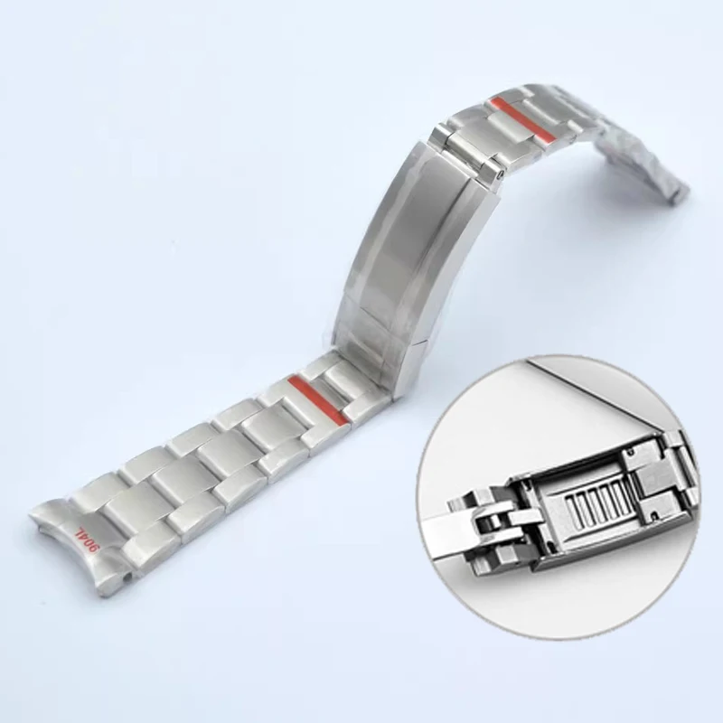 For Oyster Bracelet 904L Stainless Steel Watch Band For Rolex SUBMARINER DAYTONA SUP GMT Men's Watch Bracelet Metal Strap 20mm