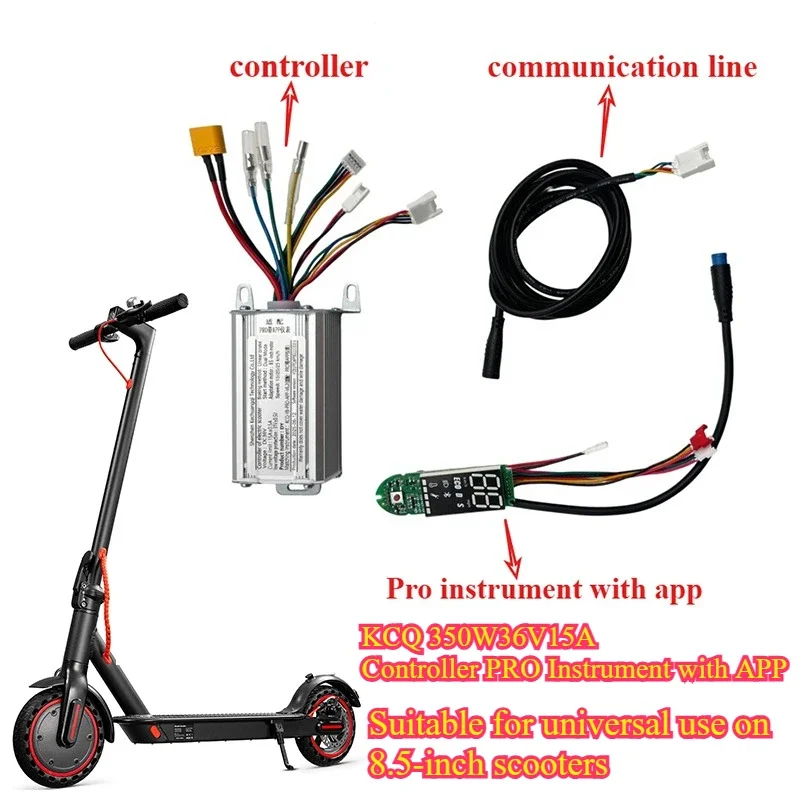 

Electric Scooter Universal Controller Display Instrument, Suitable for Imitating Xiaomi M365 PRO Motor Control Panel 36V350W15A