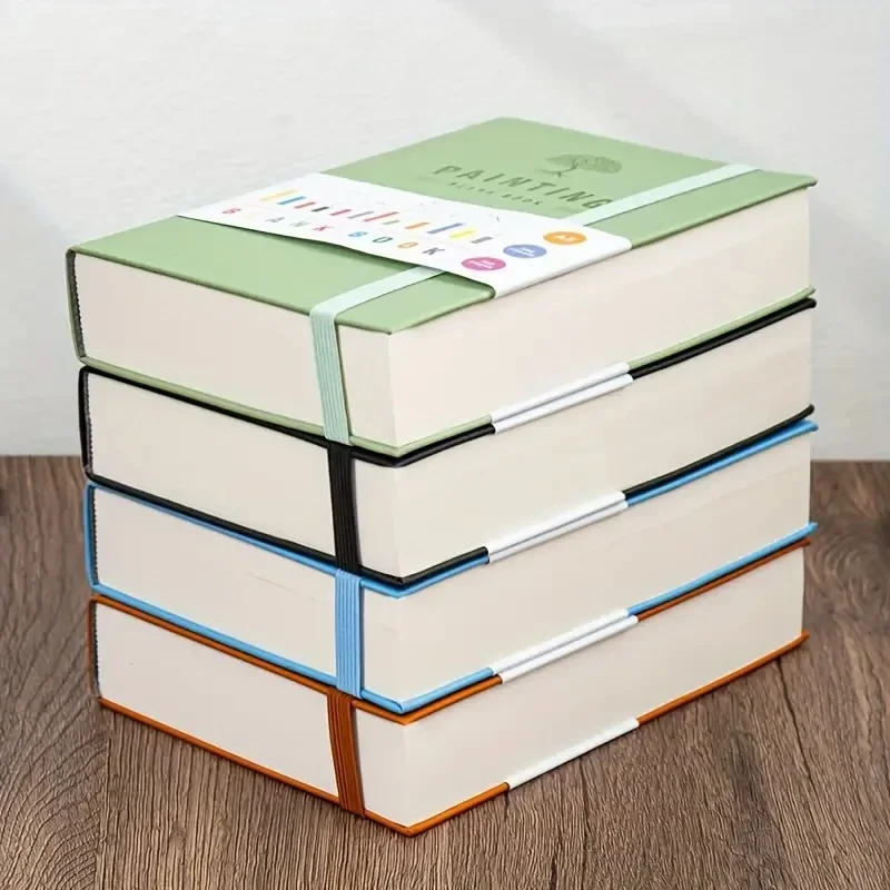 Imagem -06 - Cadernos em Branco Grosso Pintura Notepad Diário Notebook Sketch Book Writing Pads Escritório e Papelaria Escolar 760 Páginas