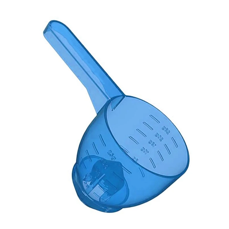 Kitchen Measuring Scoop,Convenient Measuring Spoon, Spill-Proof Portable Leaky Single Measuring Spoon With Scale