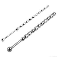 Male Stainless Steel Urethral Plug Urethral Dil Sounding Penis Plug Urethra Stimulate Dilator Masturbation Rod Sex Toys For Men