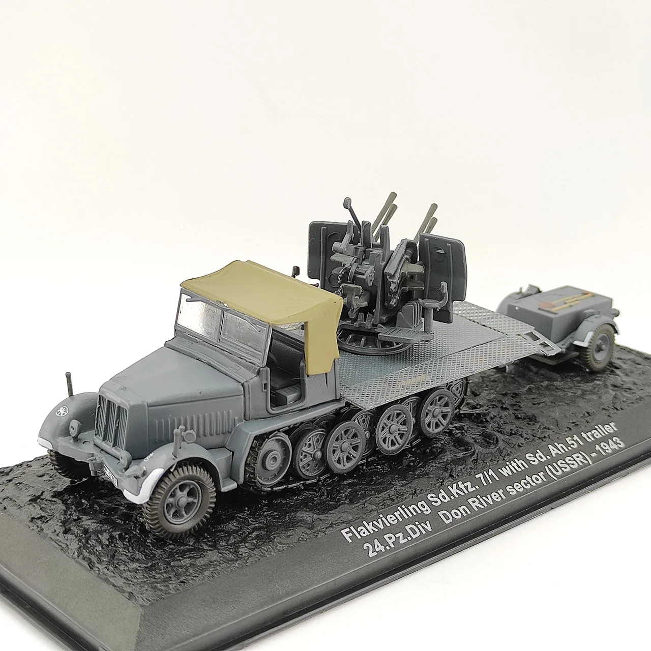 

Литой под давлением IXO масштаб 1:72, прицеп для танка, противоалетный самоходный пистолет, модель танка из сплава, Коллекционная игрушка, подарок, сувенирный дисплей