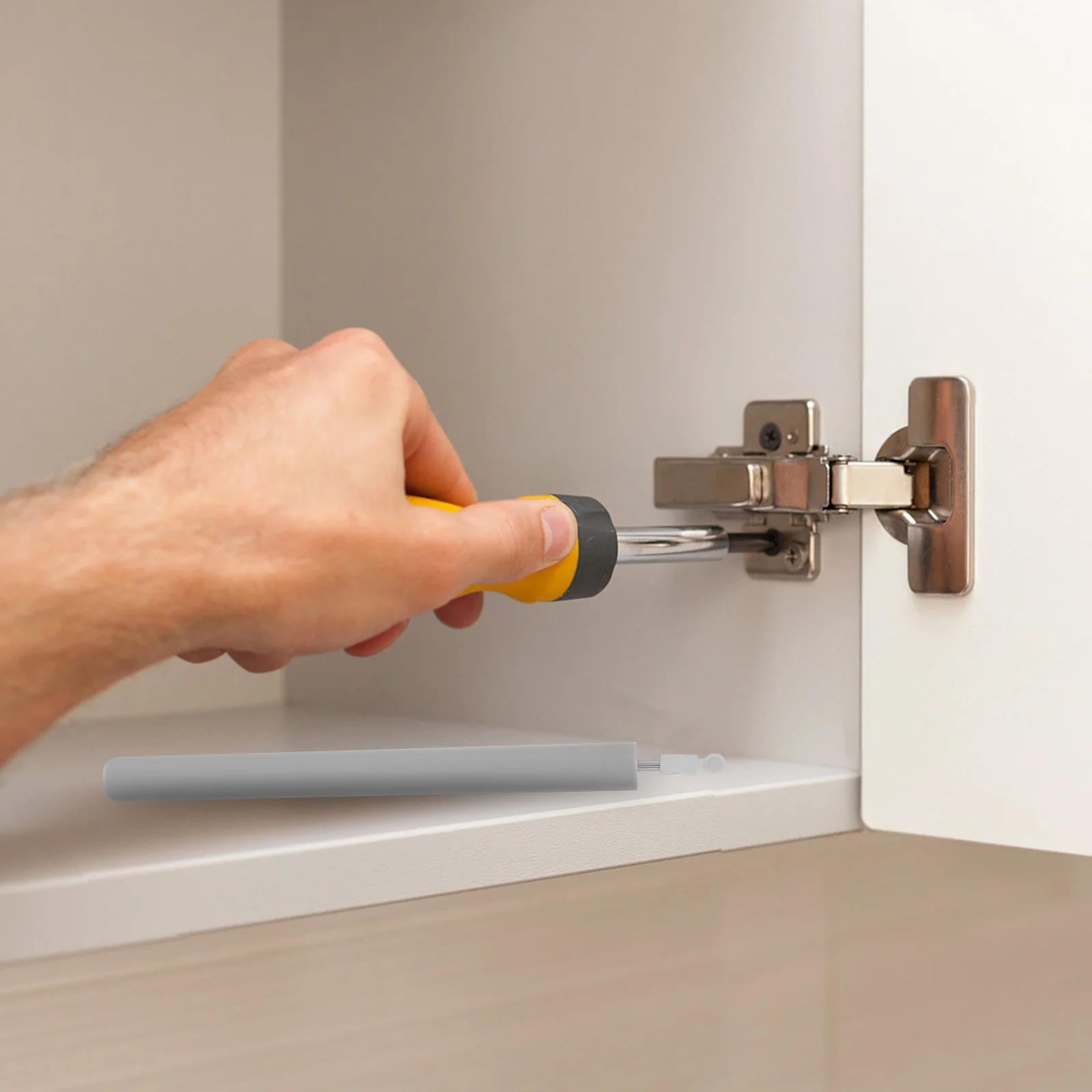 

6Pcs Hydraulic Soft Close Dampers for Cabinet Doors Wardrobe Trash Can Lid Buffer Soft Close Mechanism Damper Anti Slam Door