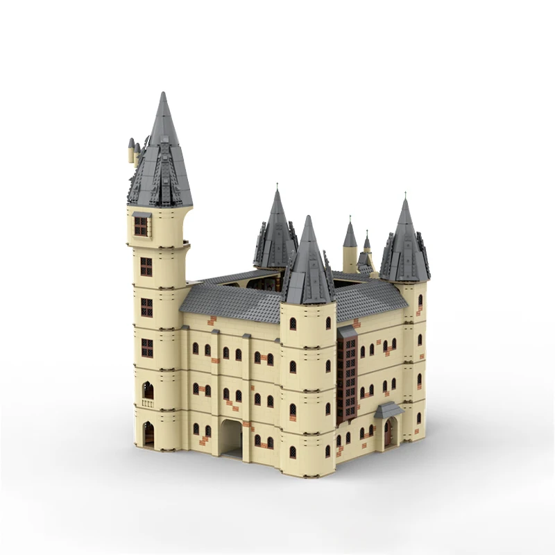 MOC-104866 słynny czworobok architektury zbudowany z czterech modułowych Model klocków budowlanych modułowych klocki magicznej wieży