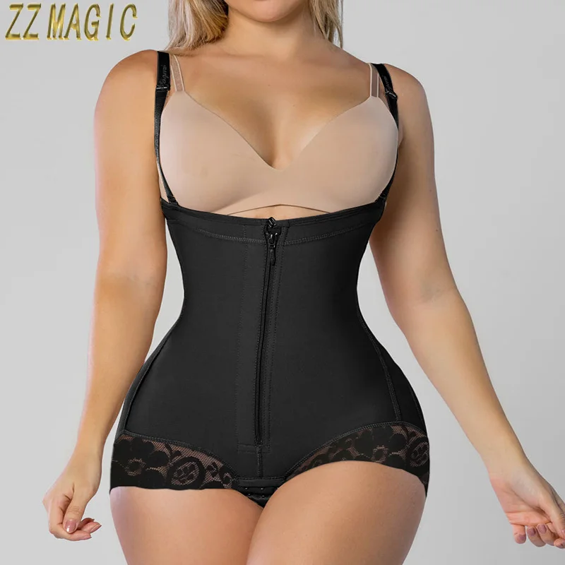 

Fajas Colombianas Belly Slimming Shapewear Waist Trainer Thong Bodysuit Women Tummy Control Body Shaper Reductive Girdles