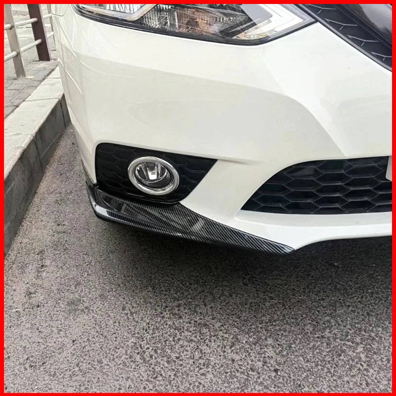 

For Nissan Sentra 2016-2019 Both Sides Front Bumper Body Kit Protective Corners Diffuser Protector Lip Car Styling Accessories