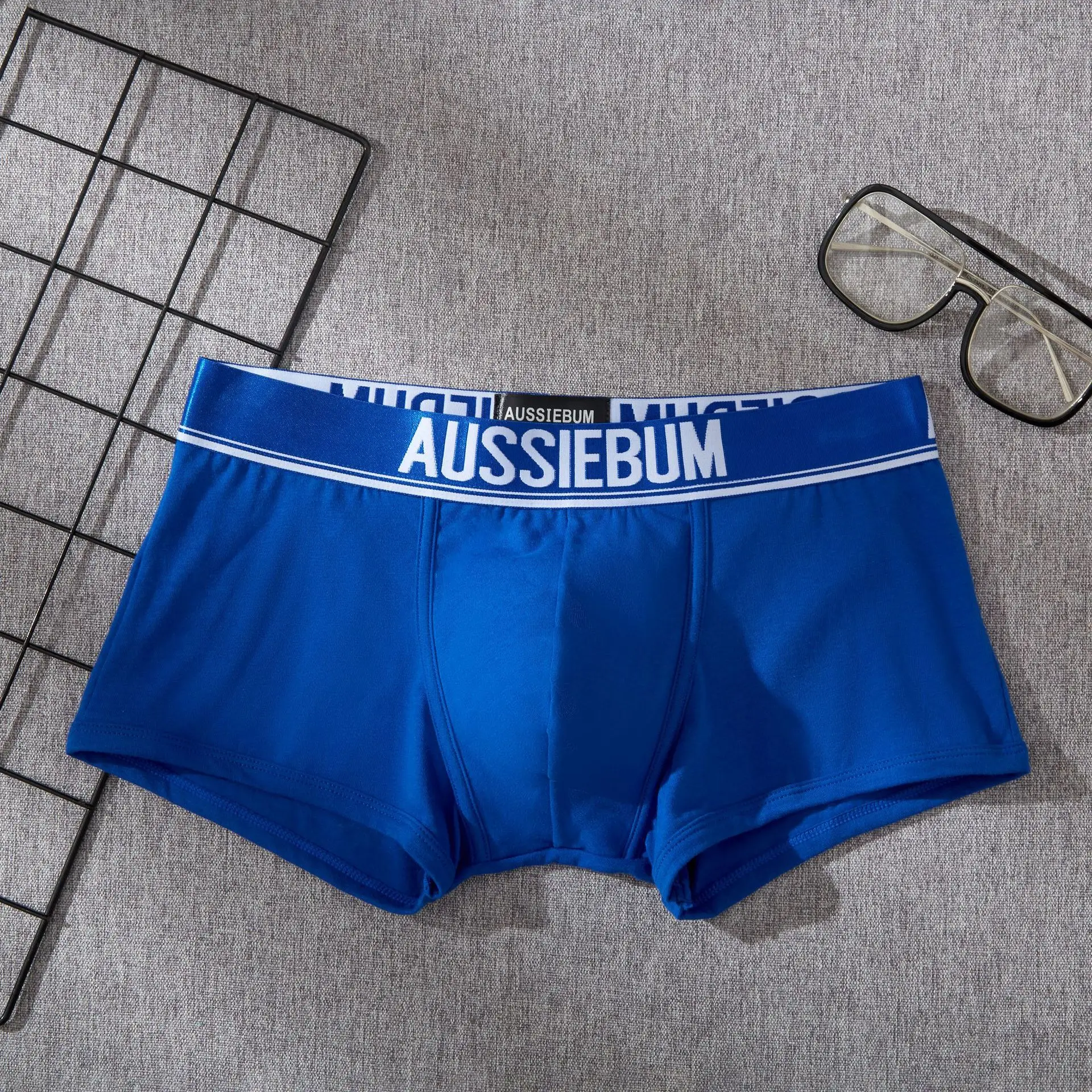 Boxer Algodão Respirável Confortável dos homens, Letras Roupa Interior Jovem, Cuecas Sexy, Personalidade Moda, Marca, Tendência